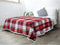 PAVILIA Christmas Plaid Blanket | Sherpa Fleece Flannel Throw Blanket | Christmas Plaid Warm Plush Microfiber Blanket for Couch Sofa | 60x80 Inches