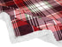 PAVILIA Christmas Plaid Blanket | Sherpa Fleece Flannel Throw Blanket | Christmas Plaid Warm Plush Microfiber Blanket for Couch Sofa | 60x80 Inches
