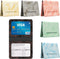 6 Pack Business Card Holder for Women or Men, Credit Card Holder, ID Card Holder, PU Leather Wallet Business Card Holders Name Card Holder Purse Card Case for Credit Card, Business Card, ID Card ,6 Colors (D)