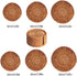 Rattan Coasters, Handmade Teacup Coasters, Creative Gift for Kitchen Table Drinks Crafts Round Natural Coasters Coasters Set (3.94in)