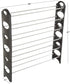 Stackable Shoe Rack 6-Tier Shoe Organizer for Closet, Bathroom, Entryway Shoe Shelf Holds 24 Pair Sneakers, Heels, and Boots by Everyday Home