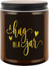 HUTYRT Lavender Scented Candles - Thinking of You Gifts for Women - A Hug in a Jar Candles - I Miss You Gifts,Get Well Gift for Her, Girlfriend, Boyfriend, Friends