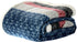 Eddie Bauer Home | Brushed Collection | Giftable Sherpa Fleece Reversible Throw, Ultra Soft & Cozy, Perfect for Bed or Couch, Fair Isle Dark Steel