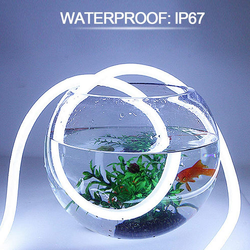 Silicone LED Channel System, LED Aluminum Profile New Substitutes, Soft Bending LED Profile, 5m 13x5mm, Waterproof IP67, Suit for 10mm Flexible LED Light Strip, for Indoor Outdoor Lighting