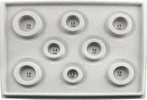 Tegg Bracelet Board Flocked Bead Beading Jewelry Organizer Tray for Bracelet Jewelry Making Design DIY Craft Panel