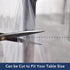 Romanstile Clear Plastic Tablecloth Protector - 100% Waterproof Rectangle Vinyl PVC Table Cloths Oil Proof Wipeable Transparent Table Cover Sheet for Dining, Camping & Parties (60x120,Crystal Clear)