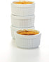Prepworks by Progressive Porcelain Stacking Ramekins-Set of 6 for Baking, Cr¨me Brulee Dishes, Souffle, Flan Pan Sauce, Custard, Pudding Cups, Dipping Bowls