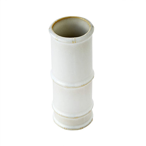 SKL Home Vern Yip Bamboo Lattice Vase, White