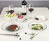 FOYO Dessert Plates, Classic Tempered Glass Dinnerware Sets, 7 Inch, Set of 3