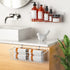Wall Basket, Cambond Metal Wall Mounted Wire Baskets for Storage, Durable Hanging Wire Wall Basket Pantry Organizer for Kitchen, Home, Office, Bathroom, Garage, Mount Hooks Included 4 Pack (White)