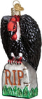 Old World Christmas Decorations Glass Blown Ornaments for Christmas Tree, Halloween Vulture