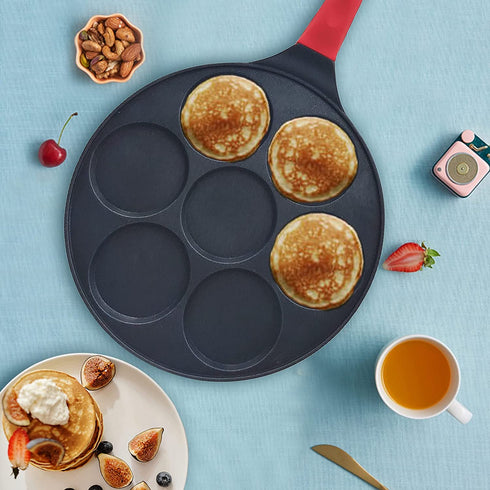 Silver Dollar Pancake Maker for Kids, Pancake Griddle Pan, Breakfast Pancake Pan Grill Pancakes Pan for Pancakes Crepe Maker for Kids