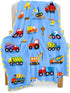 Construction Blanket Kids Fleece Throw Blankets for Girls & Boys - Aircrafts Trucks Cars Printed Quilt Blanket - Cute Small Soft Throw Blanket, 40x50 Inches Comfy Kids Blanket for Toddler