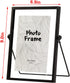 Miaowater 5x7 Picture Frames,Black Photo Frame Decor with Plexiglas Cover High Definition Glass Desk Pictures Display