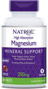 Natrol High Absorption Magnesium Chew Tablets, Purple, Cranberry, 60 Count
