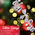 Klikel Iridescent Silver Large Twinkle Ice Double Twist Bead Garland, Set of 2 Each 10 Feet