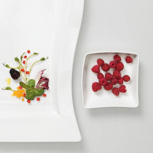 Villeroy & Boch New Wave Square Individual Bowl, 4.75 in, White