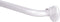 Eclipse Wrap Around Window Curtain Rod, 48-86", Silver