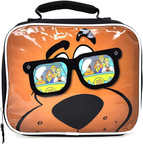 Scooby-Doo Scooby Movie Rectangle Bag Lunch Box, 9" x 8" x 3", Multicolor