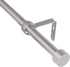 Umbra Cappa, ¾ Adjustable Curtain Rod for Windows 36 to 72 Drapery Rod, Nickel (244993-411-REM)