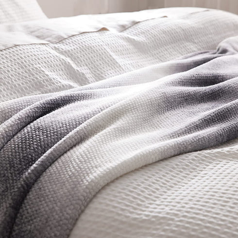 Bedsure Fleece Blankets Twin Size Grey - Cozy Lightweight Soft Throws and Blankets for Sofa, 60x80 Inches