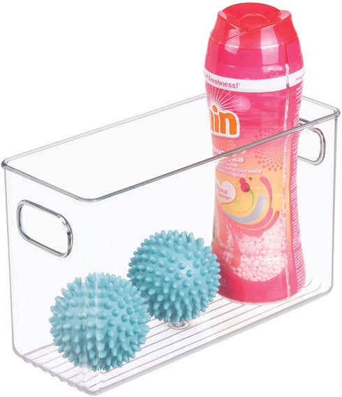 InterDesign Linus Plastic Countertop, Closet, and Vanity Organizer, Storage Bin for Bathroom, Bedroom, Office, Craft Room, Kitchen, Small
