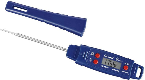 Escali Advanced Digital Waterproof Meat Thermometer, Min/Max Recall, Pack of 1, Navy Blue