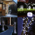 LiyuanQ Solar String Lights Outdoor Rope Lights, 2 Pack 8 Modes 100 LED Solar Powered Outdoor Waterproof Tube Light Copper Wire Fairy Lights for Garden Fence Yard Party Wedding Decor (Cool White)