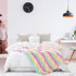 GONAAP Faux Fur Throw Blanket Decorative Super Soft Fuzzy Shaggy Luxurious Cozy Plush Fluffy Long Hair Comfy Microfiber Fleece Reversible for Coach Bed Chair Sofa ?Baby Rainbow 50"X60"?