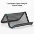 MaxGear Mesh Business Card Holder Stand Metal Business Card Stand for Desk Office Business Card Display with 50 Name Card Capacity 6 Pack Black