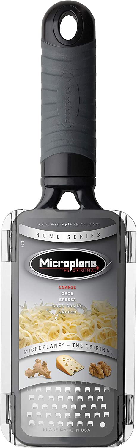 Microplane Home Series Cheese Grater (Coarse, Black)