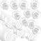 Skylety 40 Pcs Funeral Balloons Set, 10 Pcs Peace Dove Balloons White Memorial Balloons and 30 Pcs White Funeral Balloons to Release for Condolence Funeral Anniversary Memorial Services