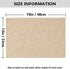 Kevin Textile Burlap Linen Placemats Set of 4 Heat Resistant Dining Table Place Mats Washable Kitchen Table Mats, 13 x19 inches, Cream Beige