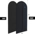 Black Suit, Dress and Gown Garment Travel Bags 3 Pack - 54" x 24" - with Window