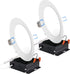 Sunco Lighting 6 Inch Slim LED Downlight with Junction Box, 14W=100W, 850 LM, Dimmable, 3000K Warm White, Recessed Jbox Fixture, Simple Retrofit Installation - ETL & Energy Star 2 Pack