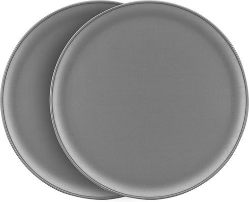 G & S Metal Products OvenStuff Set of Two Nonstick 16-inch Pizza Pans, Gray, HG246-AZ