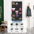 Melpler Hat Rack Hat Organizer,Hat Racks for Baseball Caps,Hat Organizer for Baseball Caps,Hat Storage with 24 Clear Deep Pockets,Hat Rack for Wall/Door Complete with Over Door Hooks(Black)