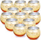 Votive Candle Holders, Set of 12, Mercury Glass Tealight Candle Holder , Perfect Centerpieces for Wedding, Party, Home Decor (Gold)