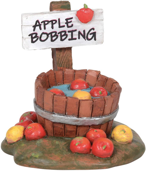 Department 56 Village Collection Accessories Halloween Bobbing for Apples Figurine, 2.13 Inch, Multicolor