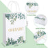 18 Pieces Large Baby Shower Party Gift Bags Watercolor Jungle Theme Paper Gift Bags Greenery Candy Bags for Baby Shower Bridal Wedding Christmas Supplies