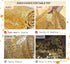 B-COOL Gold Table Runners 4 Pieces 12x72 Inch Gold Party Table Decorations for Rectangle Gold Decor Gold Sequin Runner