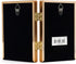 Lawrence Frames Classic Bead Picture Frame, 3.5x5 Double, Gold