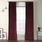HPD Half Price Drapes VPYC Heritage Plush Velvet Curtain (1 Panel), 50 X 108, Dark Merlot