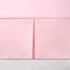 TILLYOU Pink Pleated Crib Bed Skirt for Baby Boys Girls, 100% Natural Soft Dust Ruffle, Standard Nursery Bedding Toddler Bedskirt Solid, 14" Drop