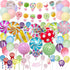 Candyland Party Supplies Set - Candy Party Decorations with Lollipop Banner,Sweet Candy Balloons,Candy Cake Toppers,Latex Balloons for Girls,kids,Candyland Party,Lollipop Party,Birthday