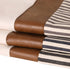 cygnus 16x16 inch Pillow Covers Set of 2 Farmhouse Decor Stripe Patchwork Linen Throw Pillow Covers Modern Faux Leather Cushion Covers for Couch Sofa,Black