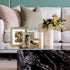 ArtbyHannah 5x7 Inch 2 Pack Modern Champagne Gold Picture Frame Sets for TableTop Display or Wall Mounting,Photo Frames for Wedding or Home Decoration