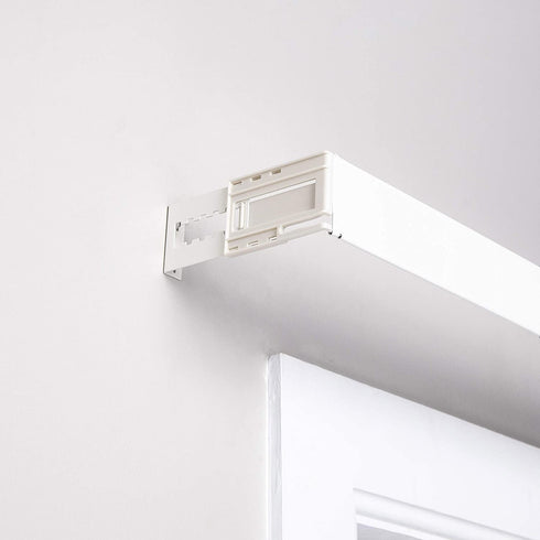 Kenney 506AP Classic 2.5 Adjustable Projection, 28 to 48-Inch Wide Pocket Curtain Rod, White