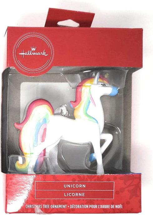 Hallmark Unicorn with Rainbow Mane and Tail Exclusive Tree Ornament