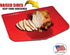 Chop Keeper Chopping Tray with Raised Sides and Easy-Guide Funnel, Red, Green and Yellow, 3-Pack - Argee RG909/3
